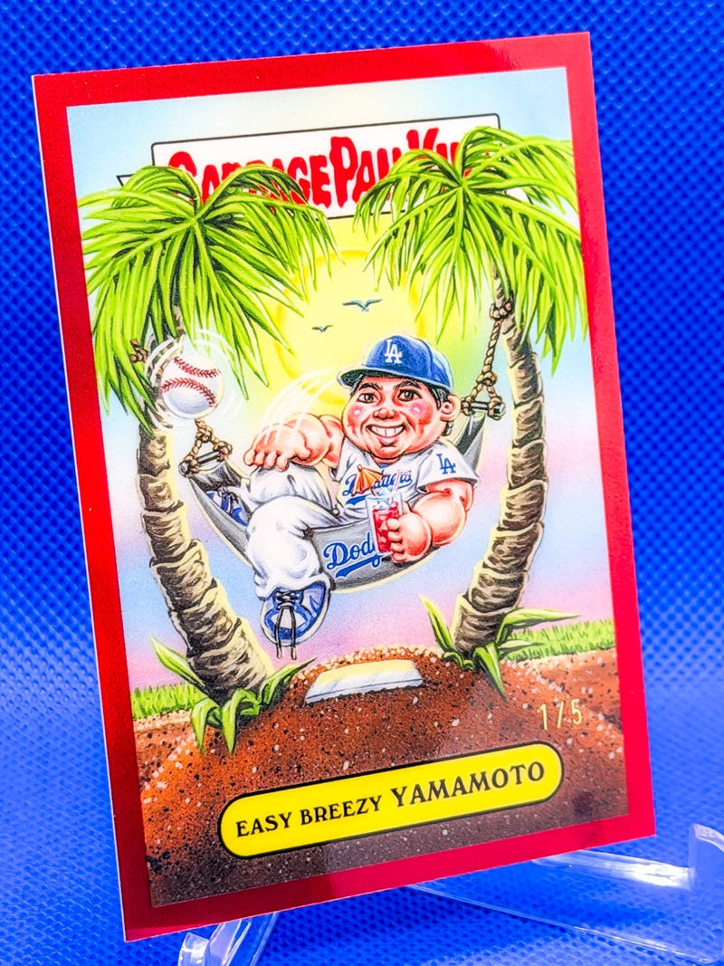 Yoshinobu Yamamoto — 2026 Bowman Chrome GPK Easy Breezy Red /5 #GPK-33