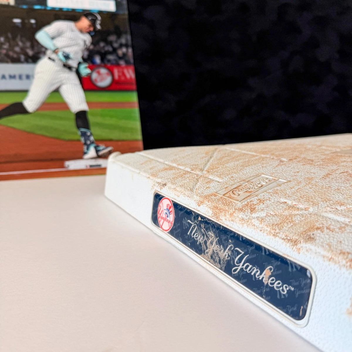 Aaron Judge — 50th / 51st home run game-used third base