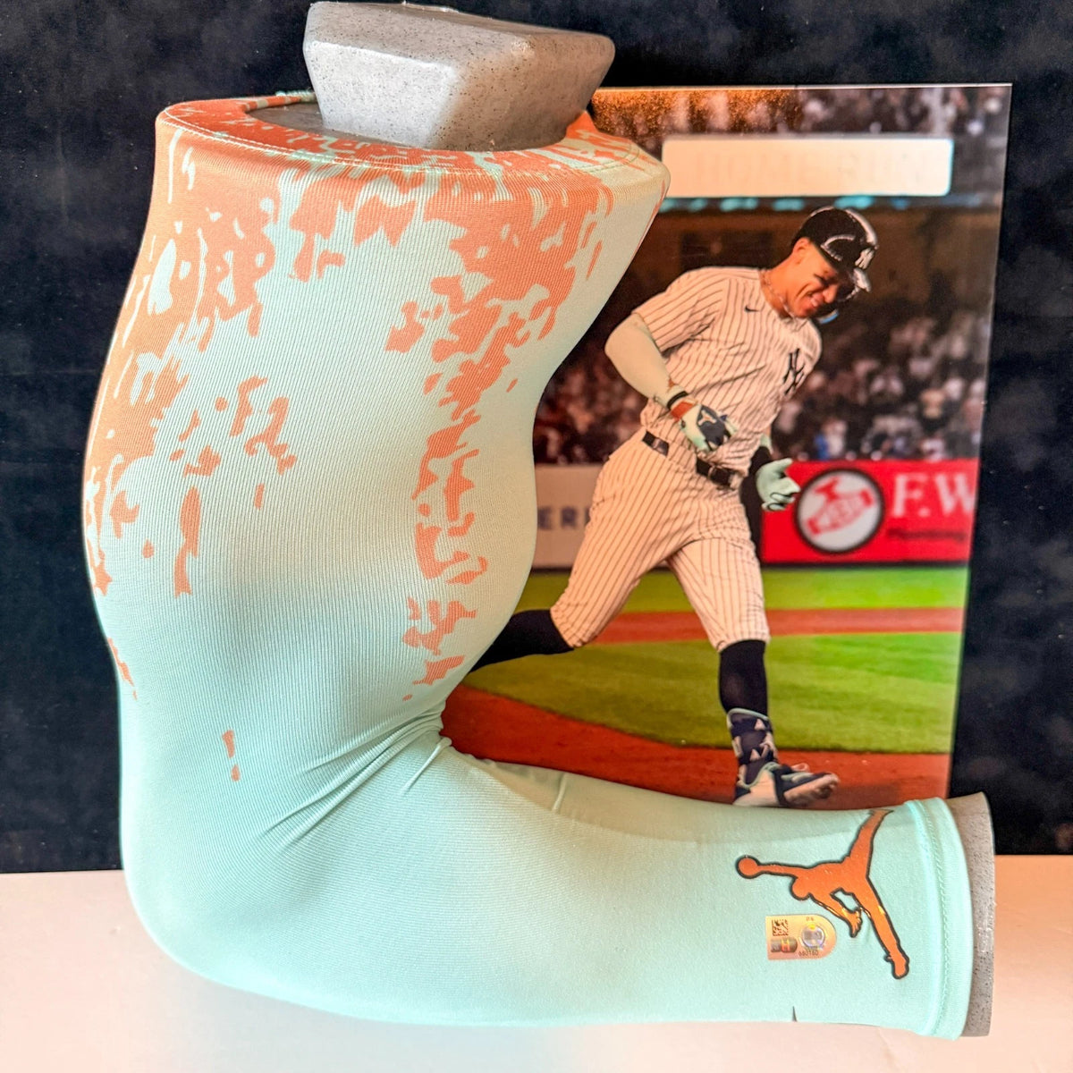Aaron Judge — 2025 signed game-used Jordan arm sleeve