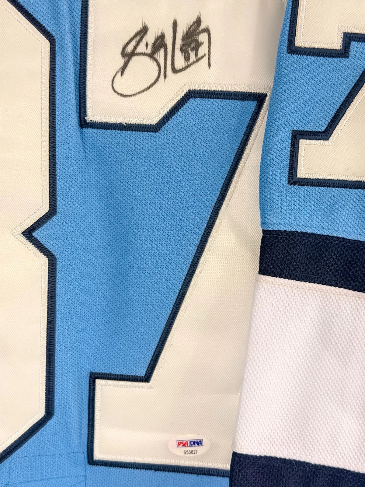Sidney Crosby — Signed blue Reebok Penguins #87 jersey