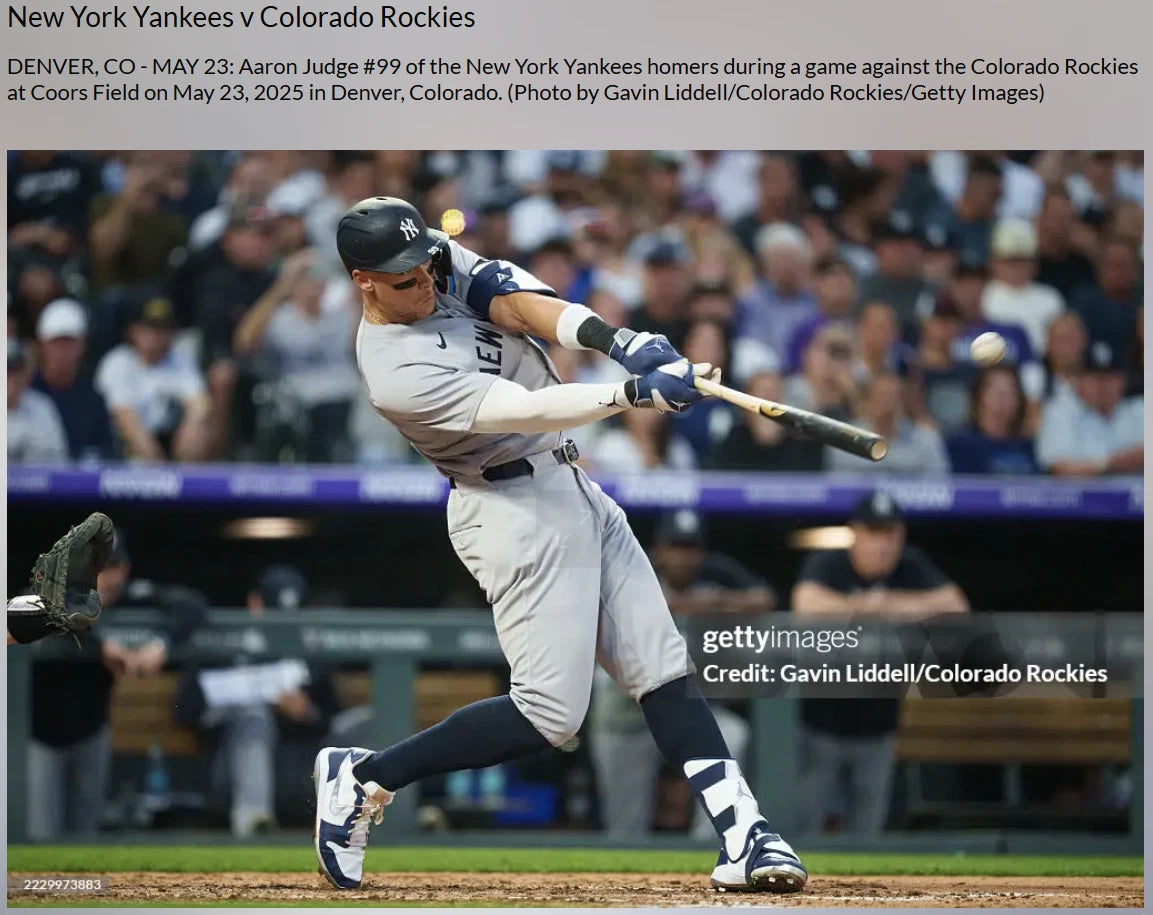 Aaron Judge — 2025 signed game-used Jordan cleats