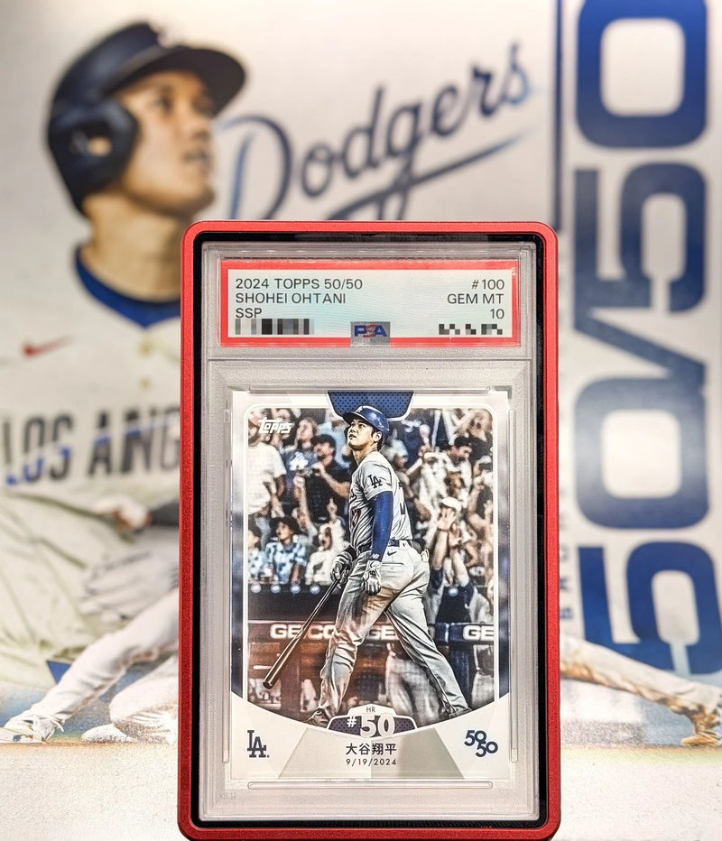 2024 Topps 50/50 Shohei Ohtani — Kanji SSP HR #50 #100 · PSA 10